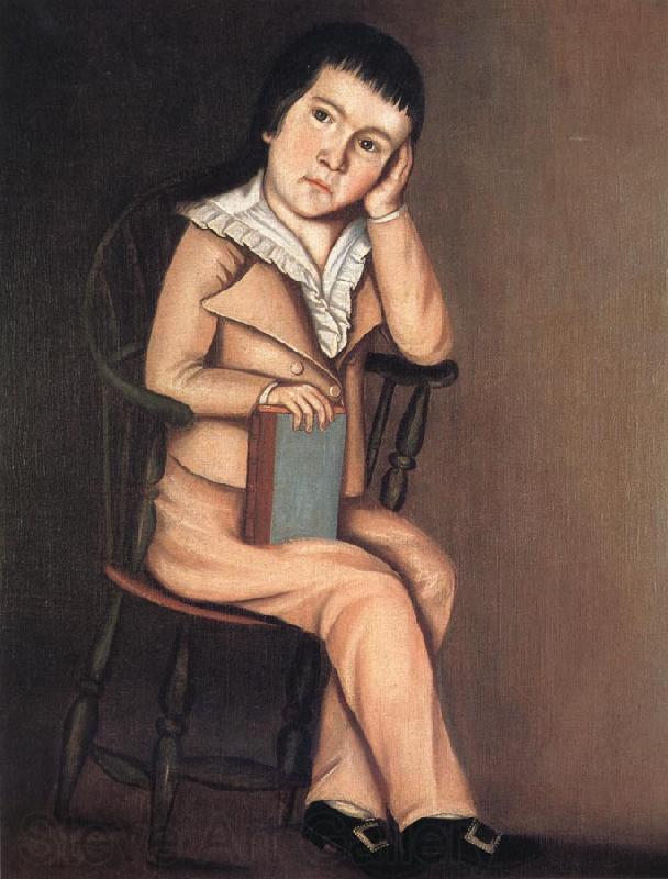 Beardsley Limner Little Boy in a Windsor Chair